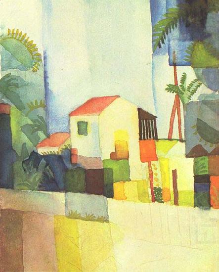 Helles Haus, August Macke